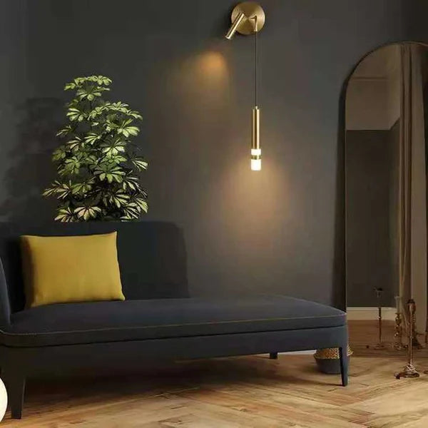 BEDSIDE WALL LIGHT WITH SPOT LIGHT
