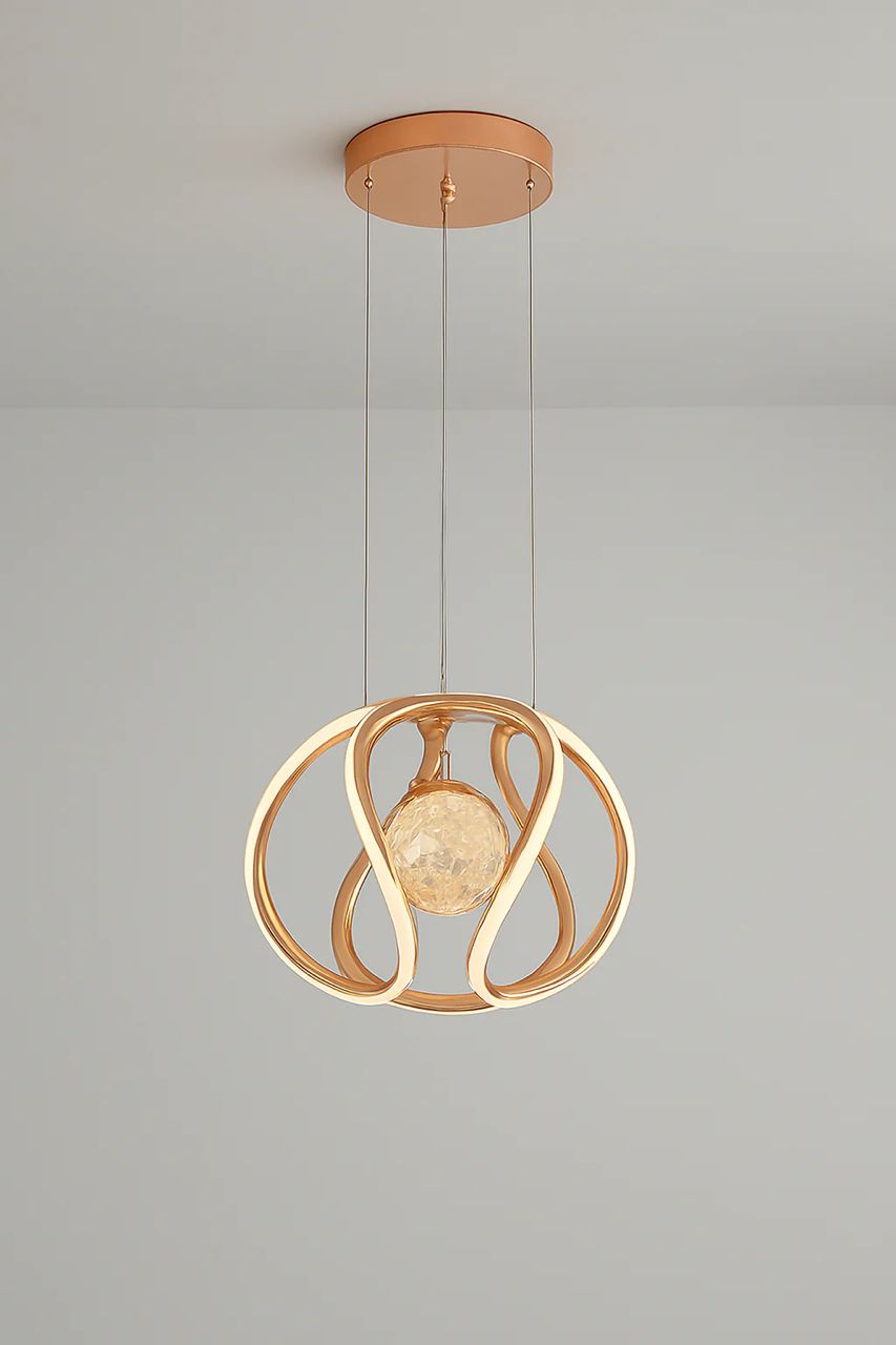 GOLDEN HANGING PENDANT LIGHT