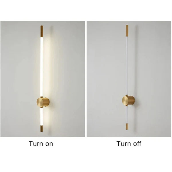 LONG GLASS WALL LIGHT