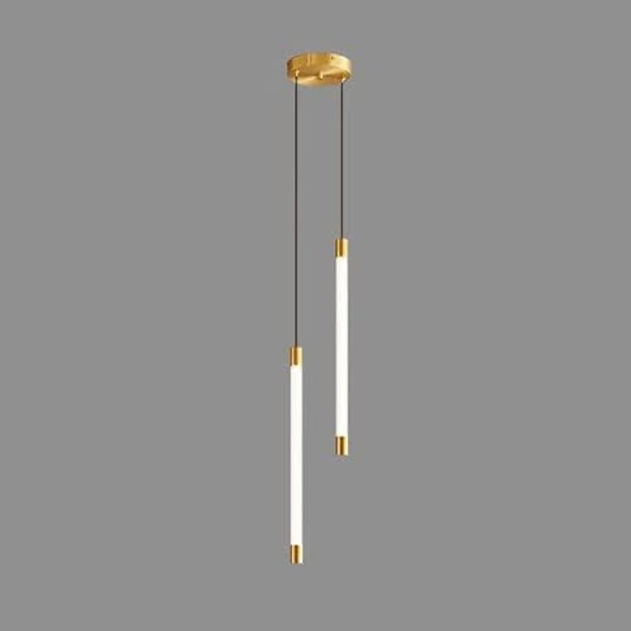 DOUBLE TUBE PENDANT HANGING LIGHT