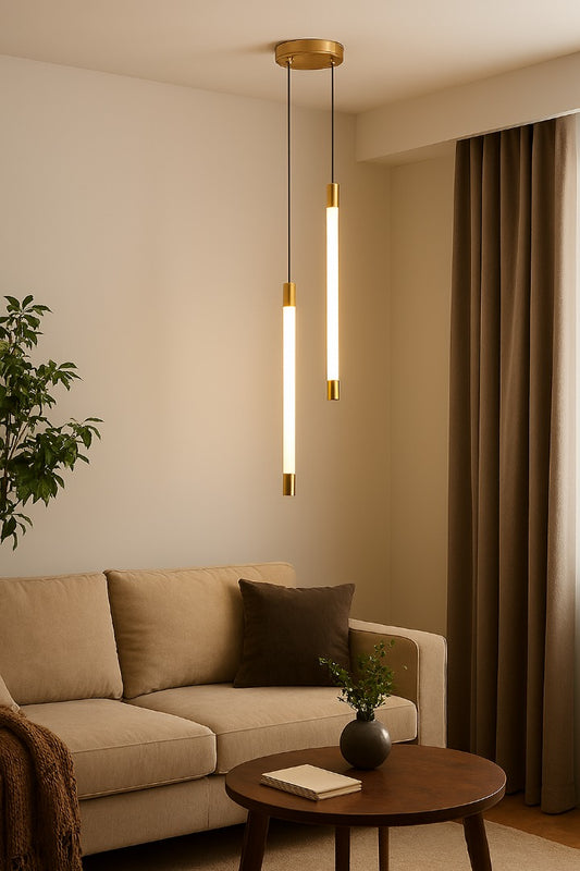 LED Double Tube Pendant Hanging Light in Pakistan – Modern Ceiling Light