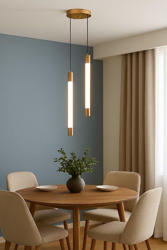 LED Double Tube Pendant Hanging Light in Pakistan – Modern Ceiling Light