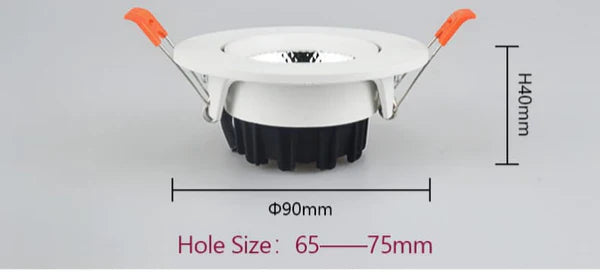 RECESSED MOUNTED DOWNLIGHT COB CEILING SPOTLIGHT