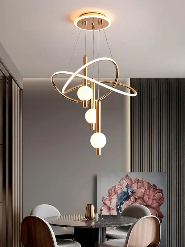 STYLISH GOLD PENDANT LIGHT