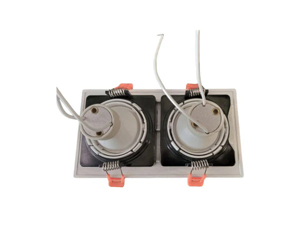 LED DOWNLIGHT WHITE & BLACK 7w*2