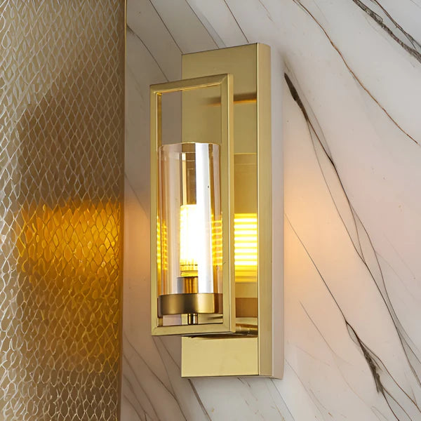 STYLISH LONG GLASS WALL LIGHT