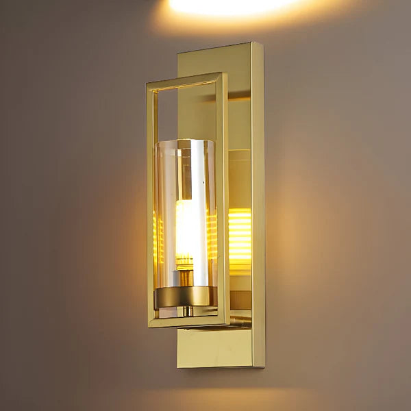 STYLISH LONG GLASS WALL LIGHT