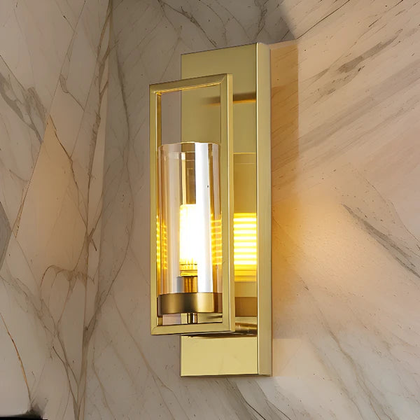 STYLISH LONG GLASS WALL LIGHT