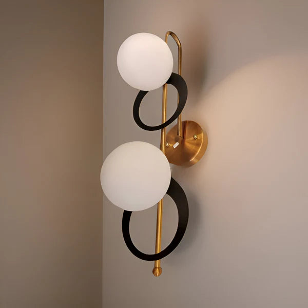DUAL DISC GLOW WALL LIGHT