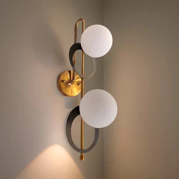 DUAL DISC GLOW WALL LIGHT