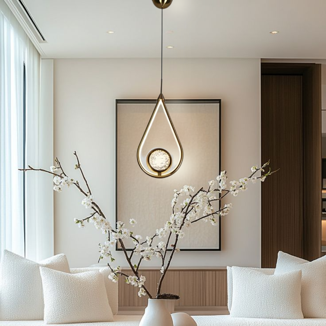 LED WATER DROP PENDANT LIGHT