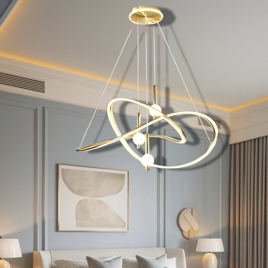 STYLISH GOLD PENDANT LIGHT