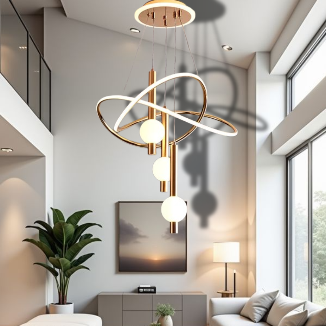 STYLISH GOLD PENDANT LIGHT