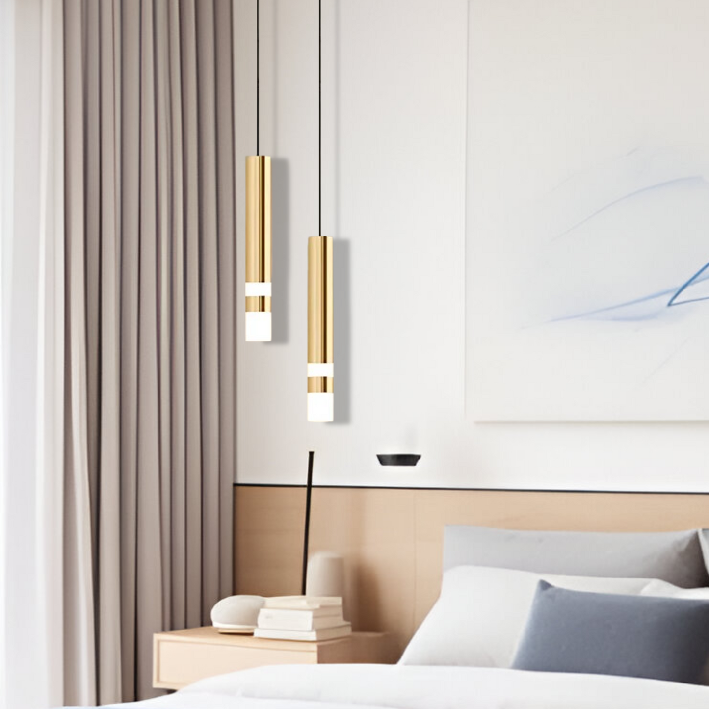 ACRYLIC LONG TUBE HANGING LIGHT