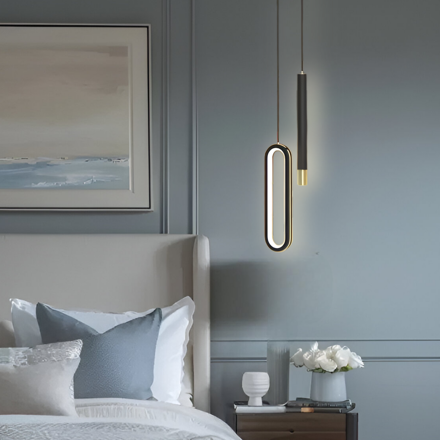 BEDSIDE HANGING + READING LIGHT