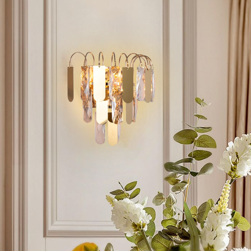 LUXURY CRYSTAL STRIPS WALL LIGHT