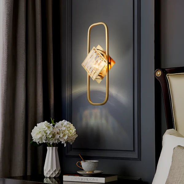 LUXURY STYLISH GOLDEN WALL LAMP
