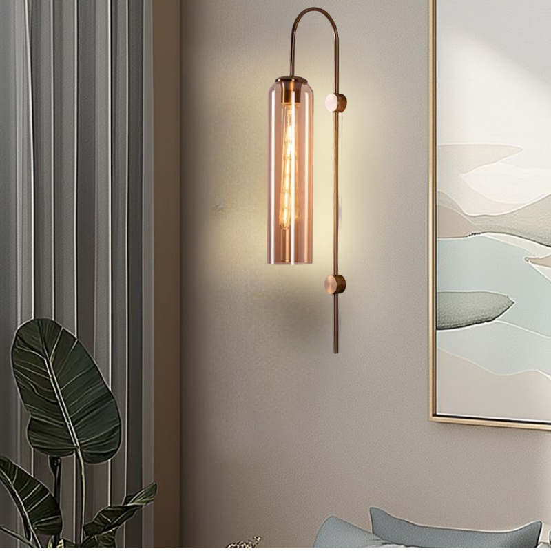 VINTAGE LINEAR GLASS WALLLIGHT