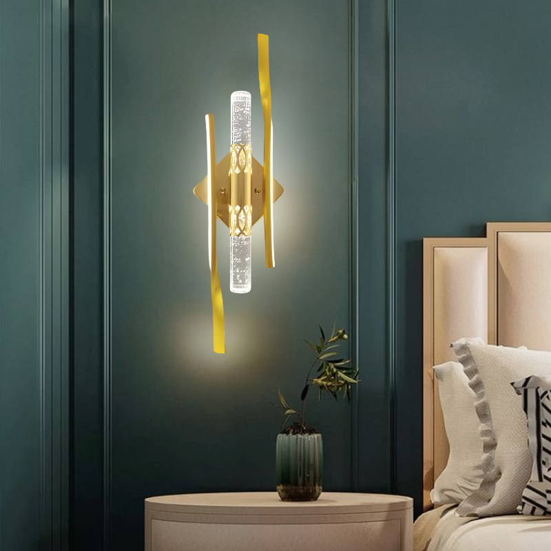 CRYSTAL LED WALL SCONCE