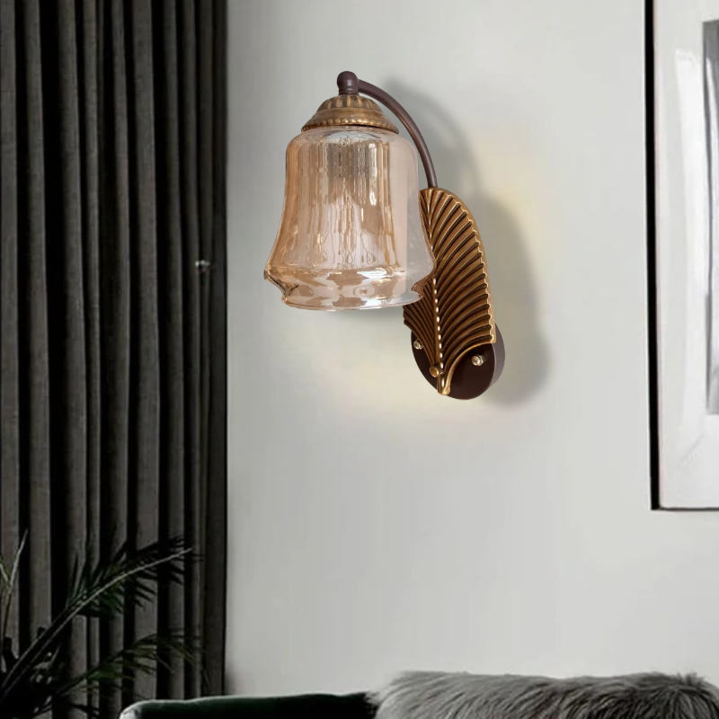 VINTAGE LEAF STYLE WALL LIGHT
