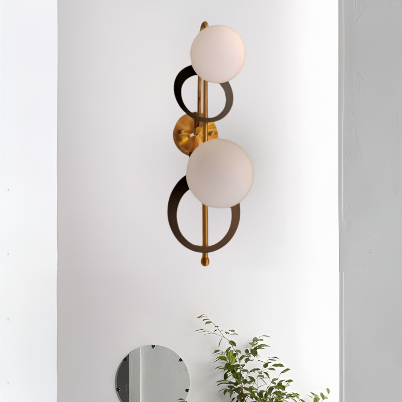 DUAL DISC GLOW WALL LIGHT