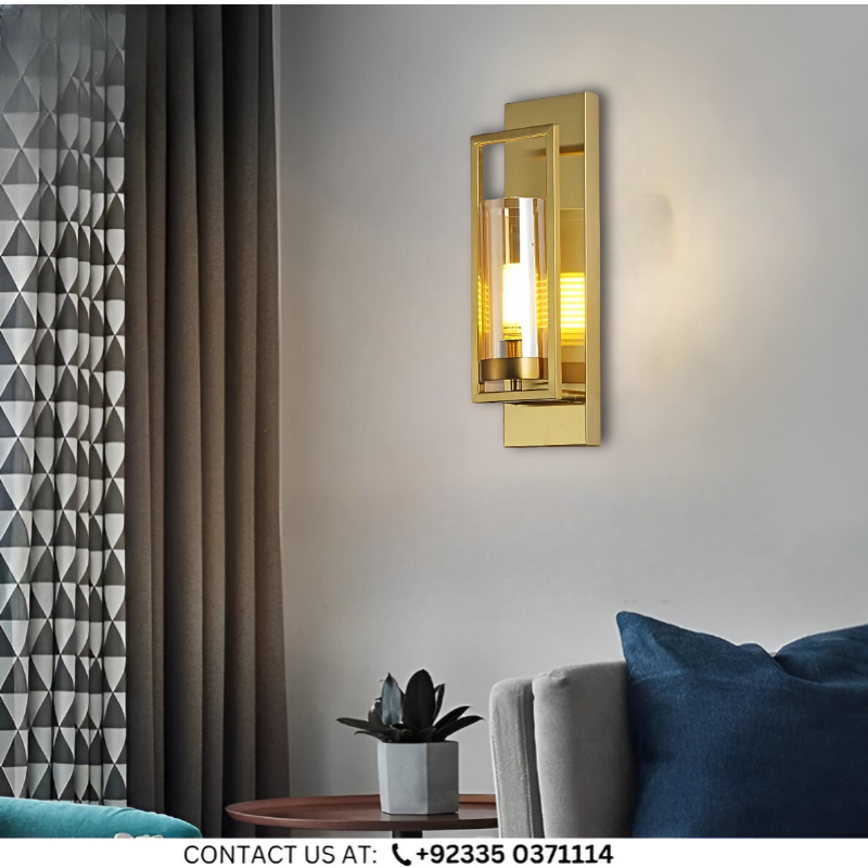 STYLISH LONG GLASS WALL LIGHT