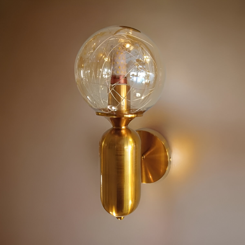MODERN GLOBE WALL LIGHT