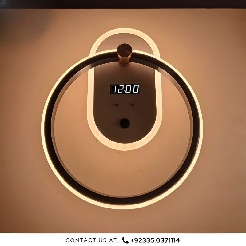 LED WALL CLOCK LIGHT
