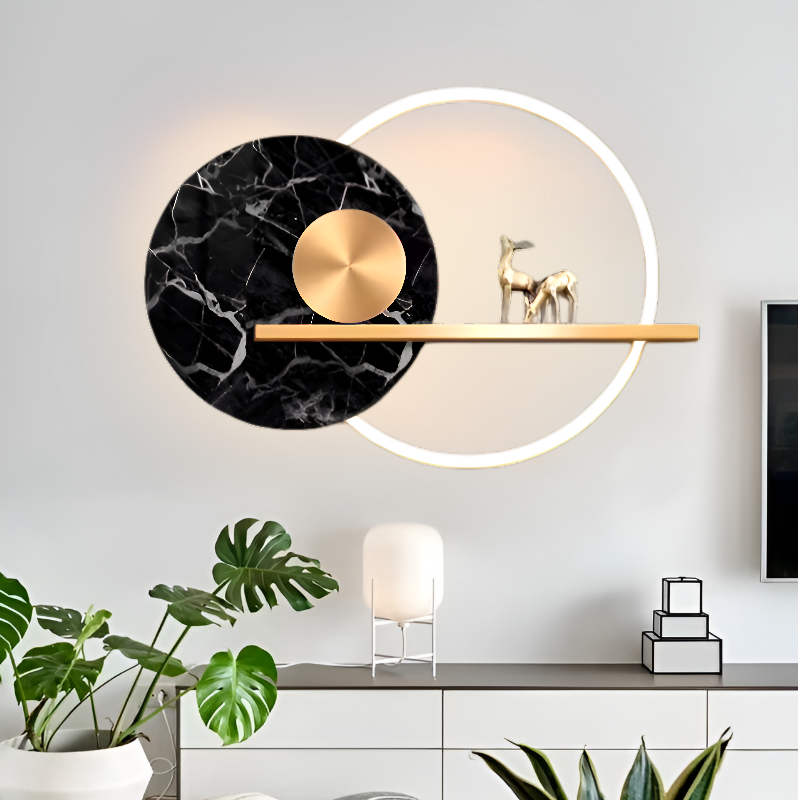 LUNA BLACK WALL LIHGT