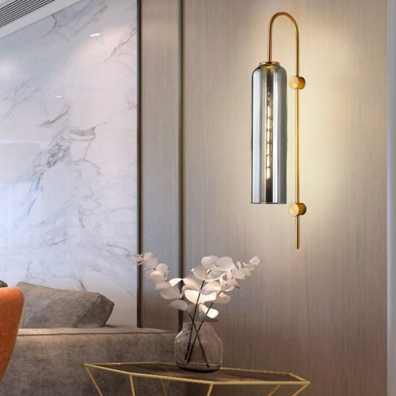VINTAGE LINEAR GLASS WALLLIGHT