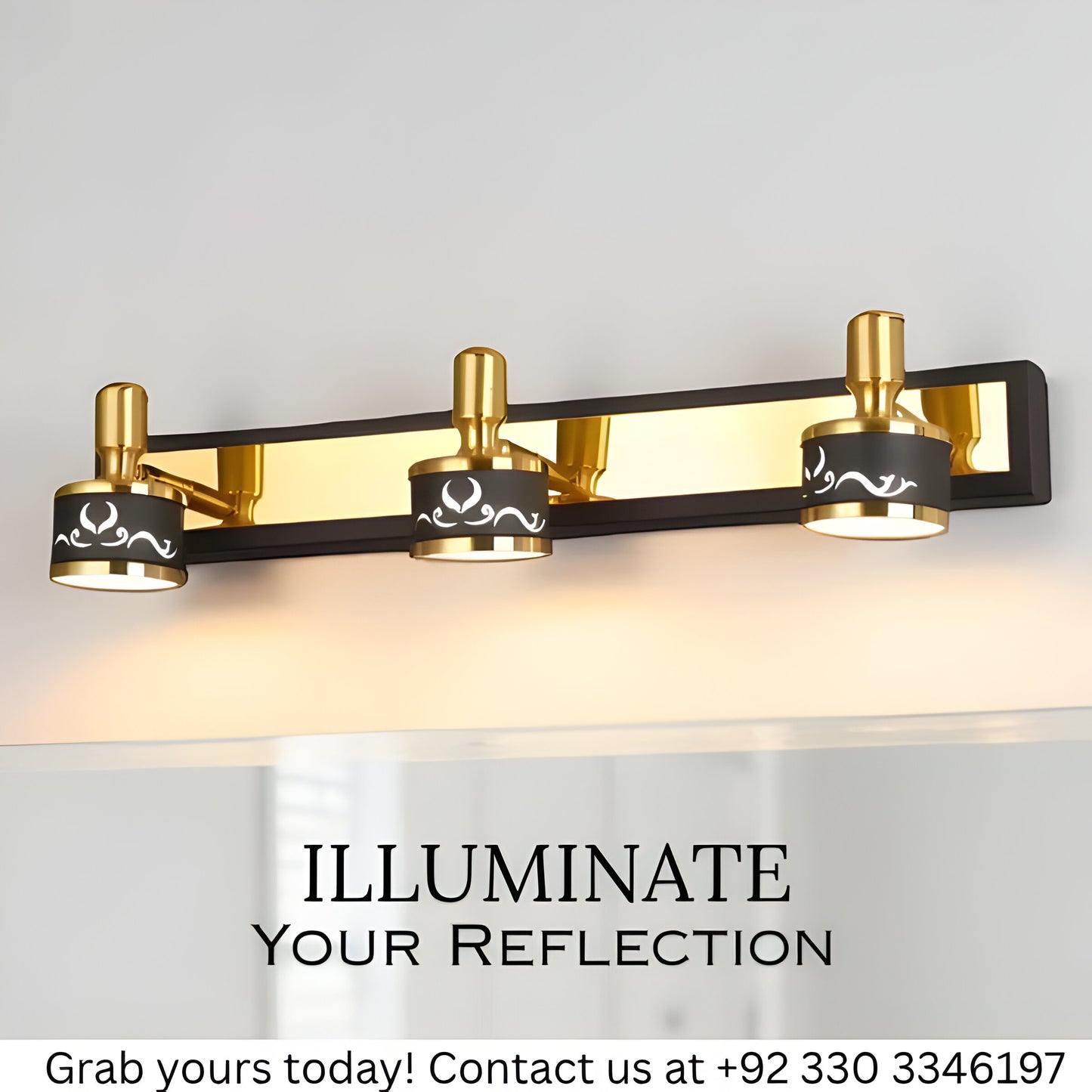 GOLDEN VANITY LIGHT