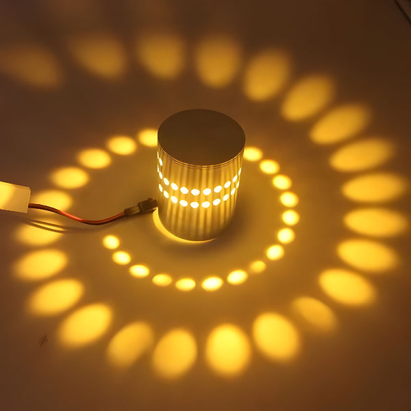 SPIRAL RECESSED CEILING/WALL LIGHT