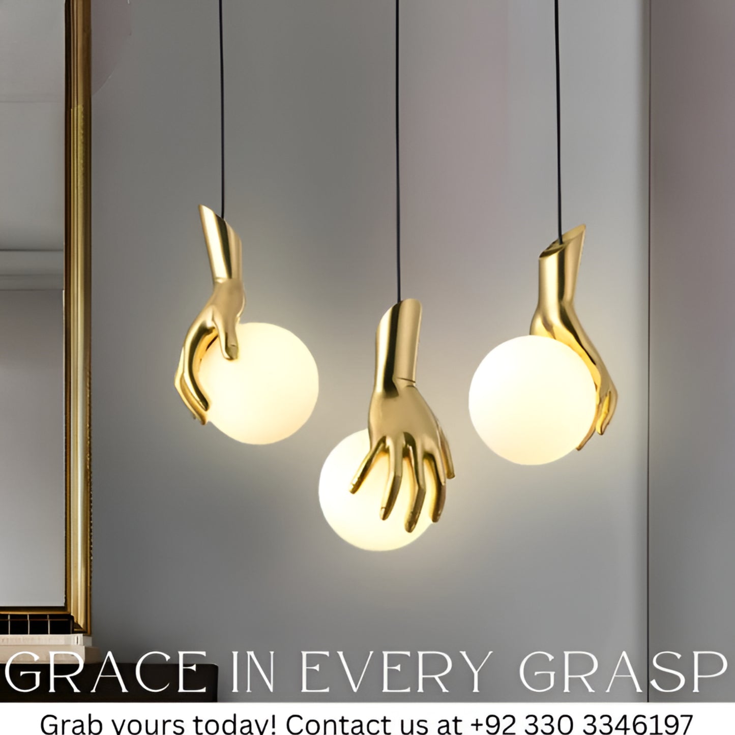 LUXE HAND DROP LIGHT