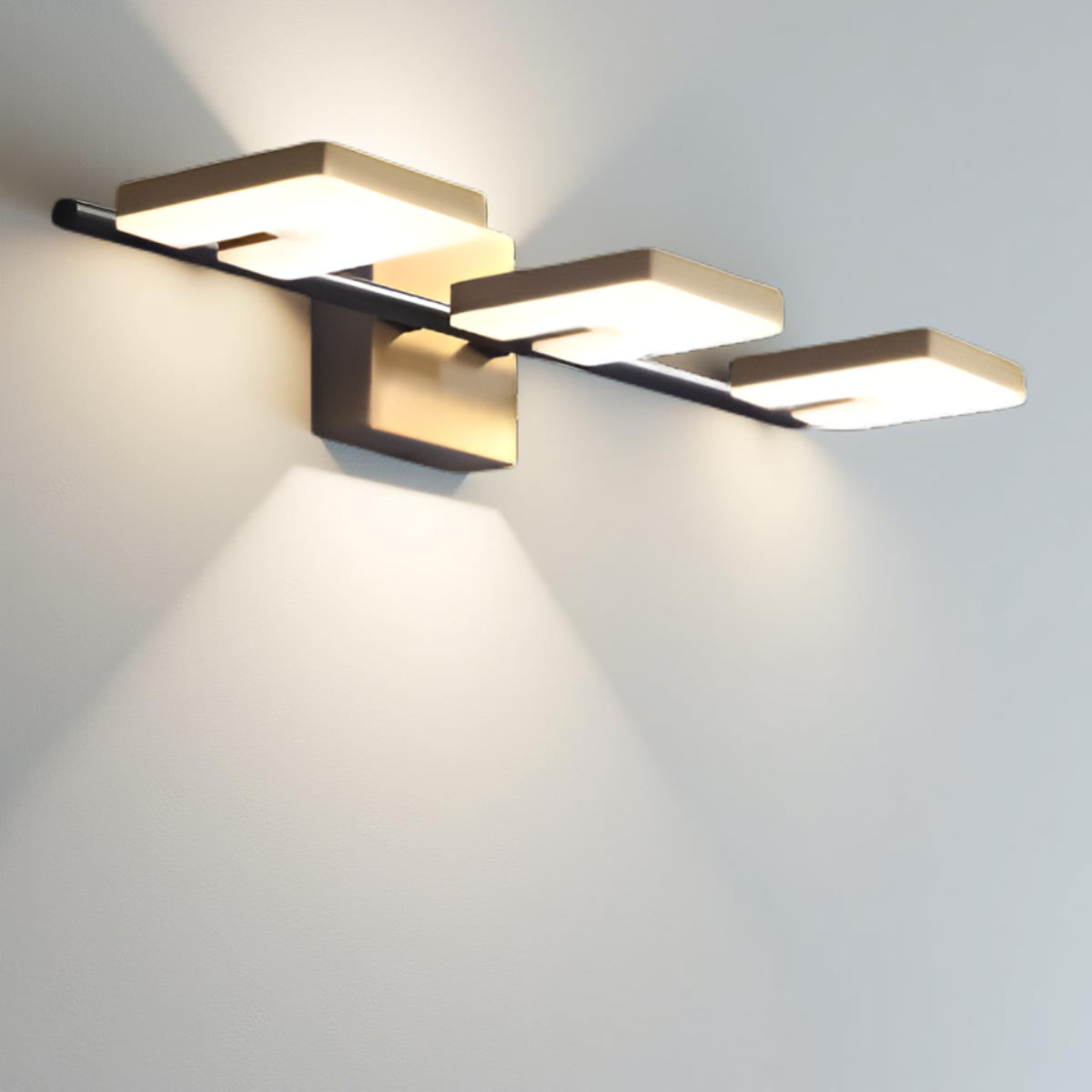 GOLDEN MODERN MIRROR LIGHT