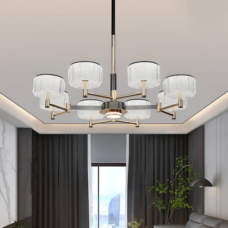 ICE CRYSTAL ELEGANCE CHANDELIER