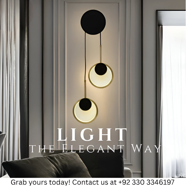 MODERN RING PENDANT WALL LIGHT