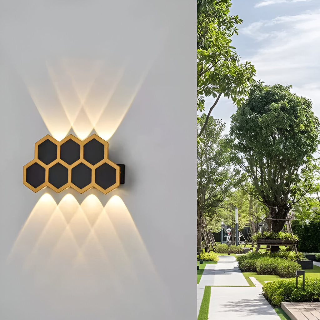 HONEYCOMB DESIGN OUTDOOR LIGHT
