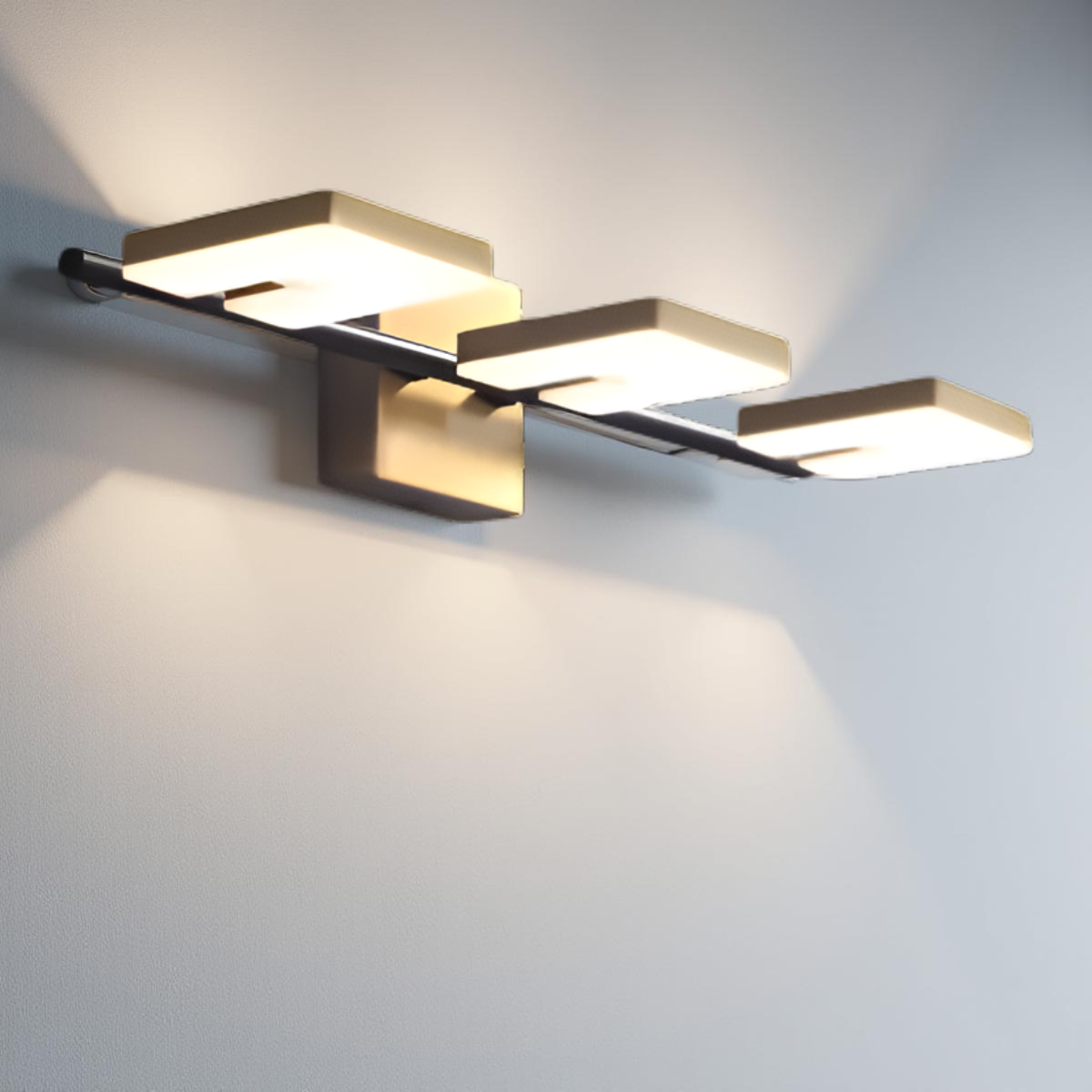 GOLDEN MODERN MIRROR LIGHT