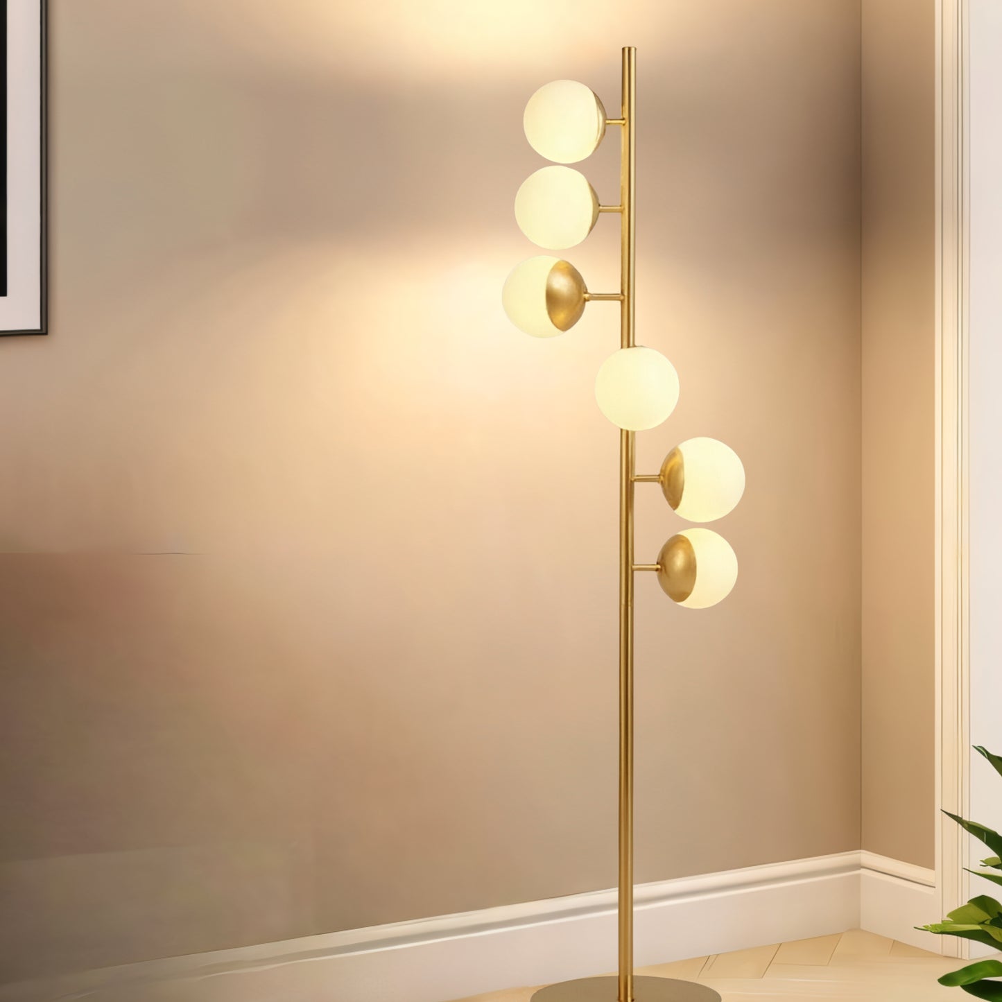 SPIRAL GLOW FLOOR LAMP