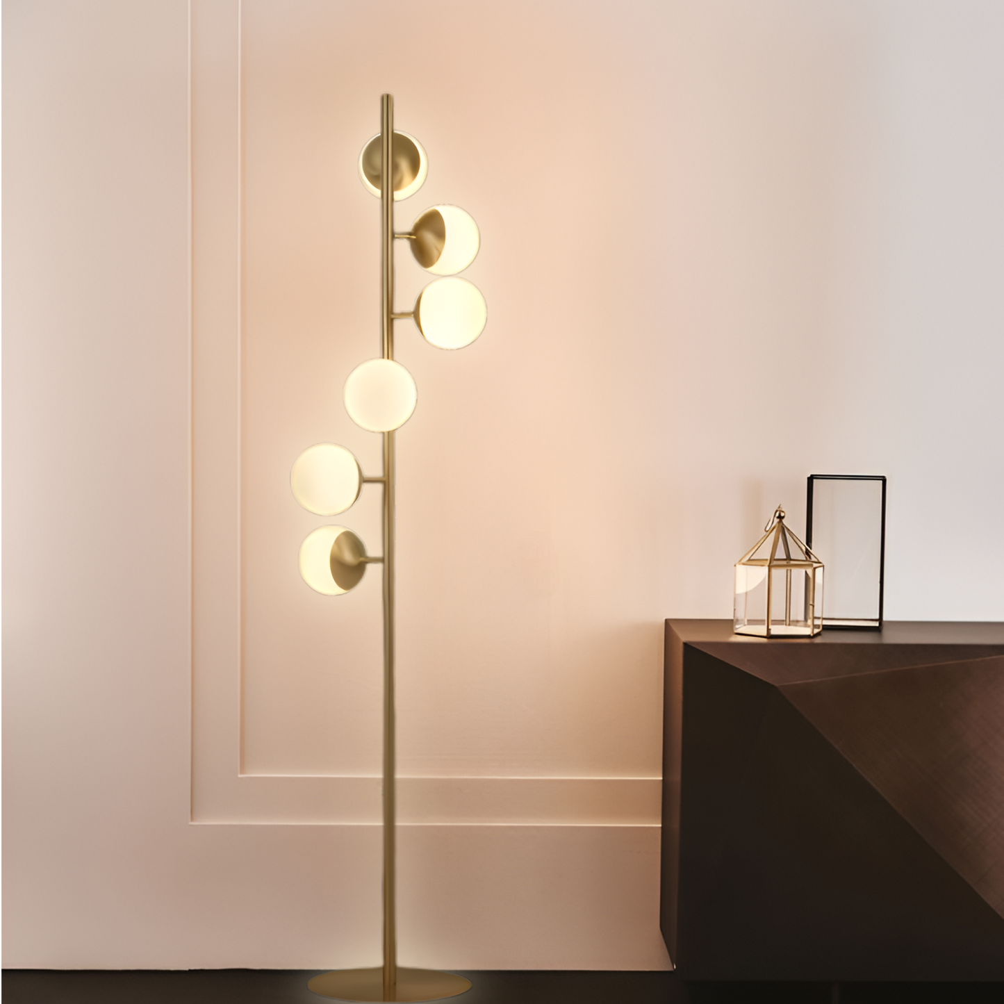 SPIRAL GLOW FLOOR LAMP