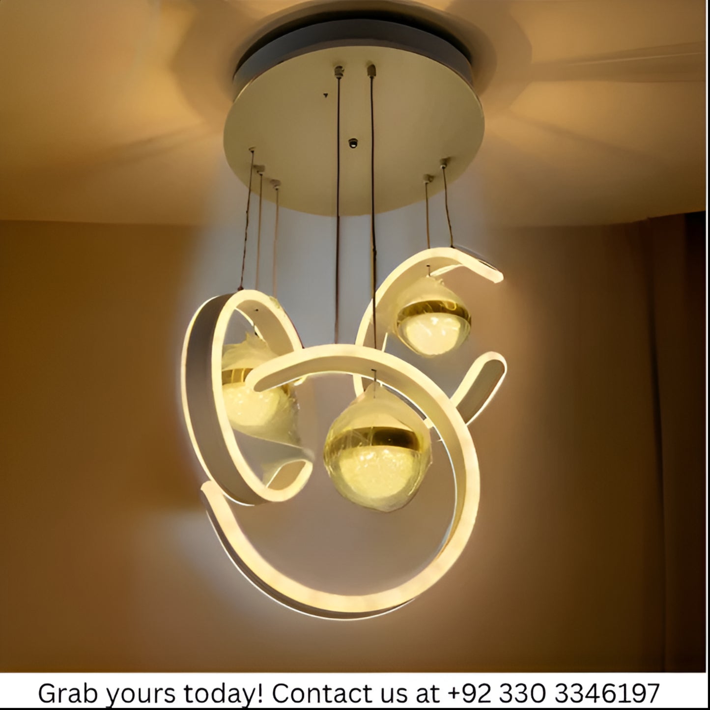 CURVE LED HANGING PENDANT LIGHT