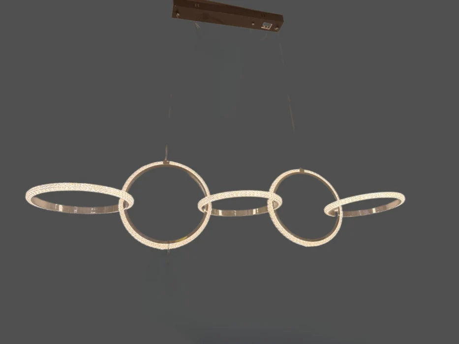 MODERN GOLDEN RING HANGING LIGHT