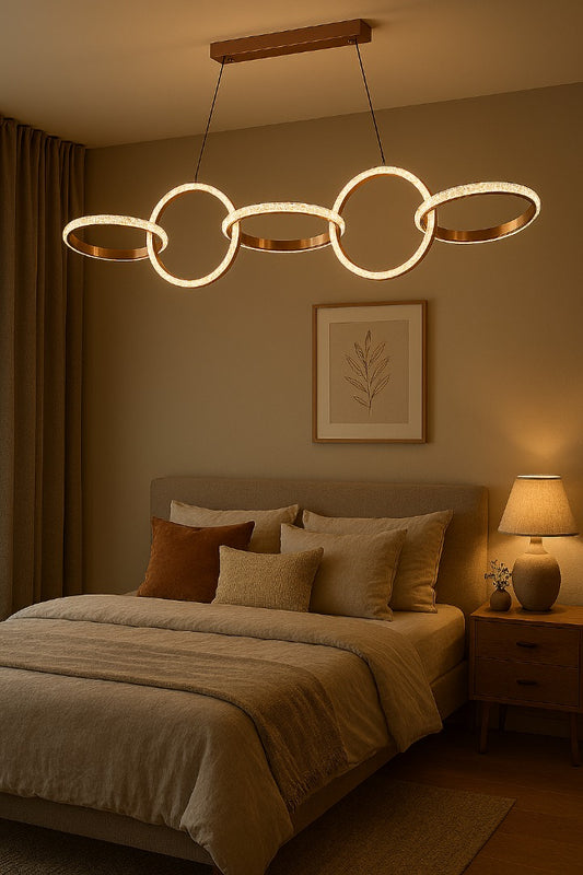 Modern Golden Ring hanging light