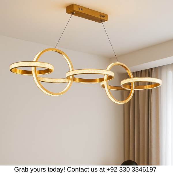 Modern Golden Ring hanging light