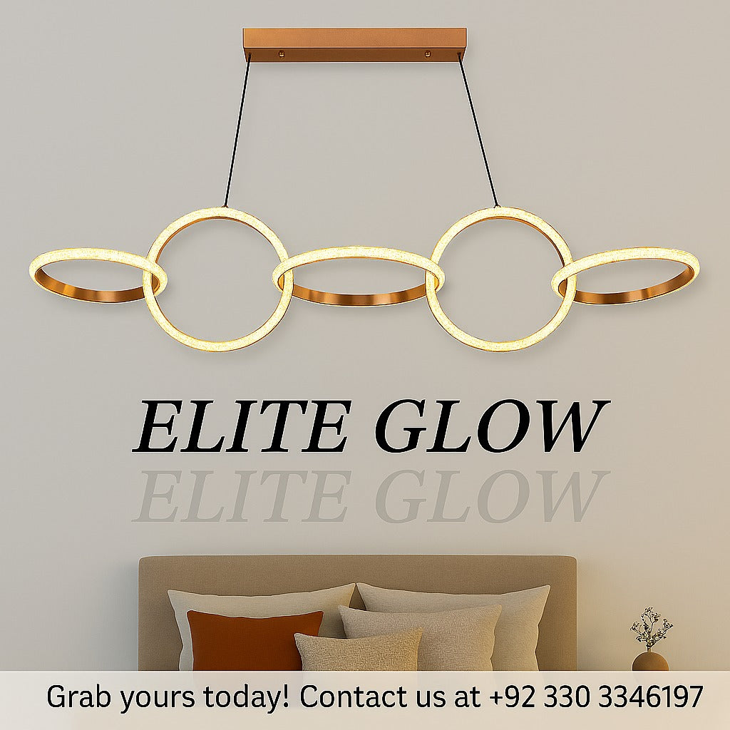 Modern Golden Ring hanging light