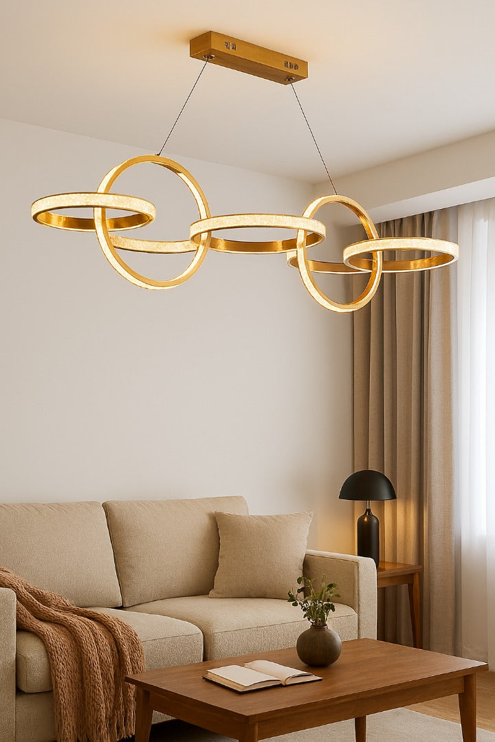 Modern Golden Ring hanging light