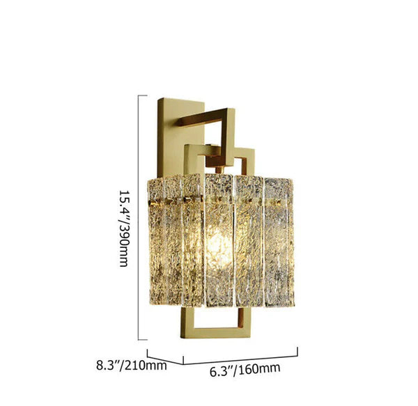 FROSTED GLEAM SCONCE
