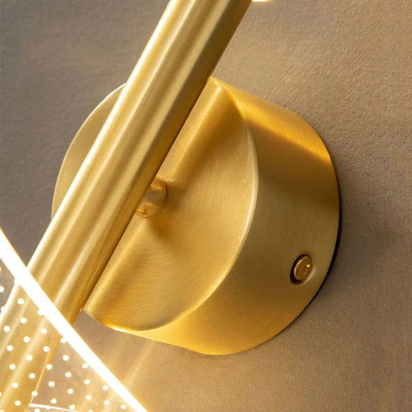 GOLD SWIRL WALL LIGHT