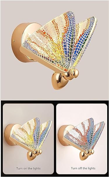 BEAUTIFUL BUTTERFLY WALL SCONCE