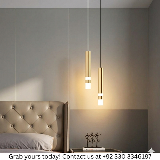 ACRYLIC LONG TUBE HANGING LIGHT